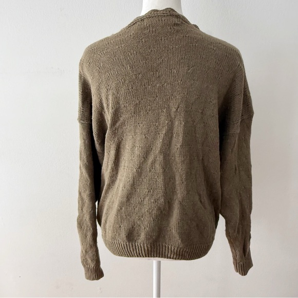 Vintage Hand Embroidered Floral Cardigan Medium Petite Boho Woodland Cottage - Picture 5 of 7